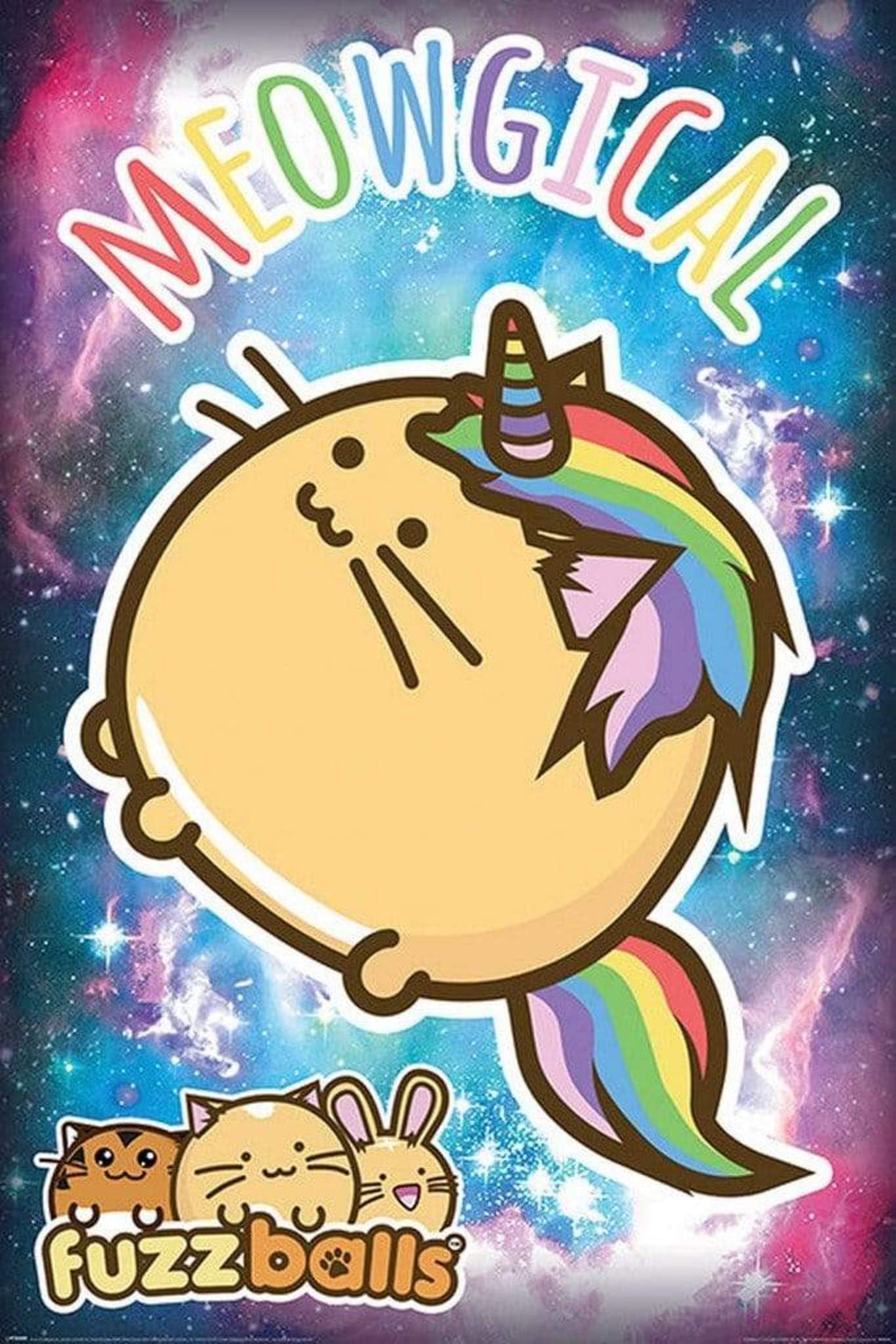 Pyramid Fuzzballs Meowgical Poster 61x91,5cm | Posters.nl