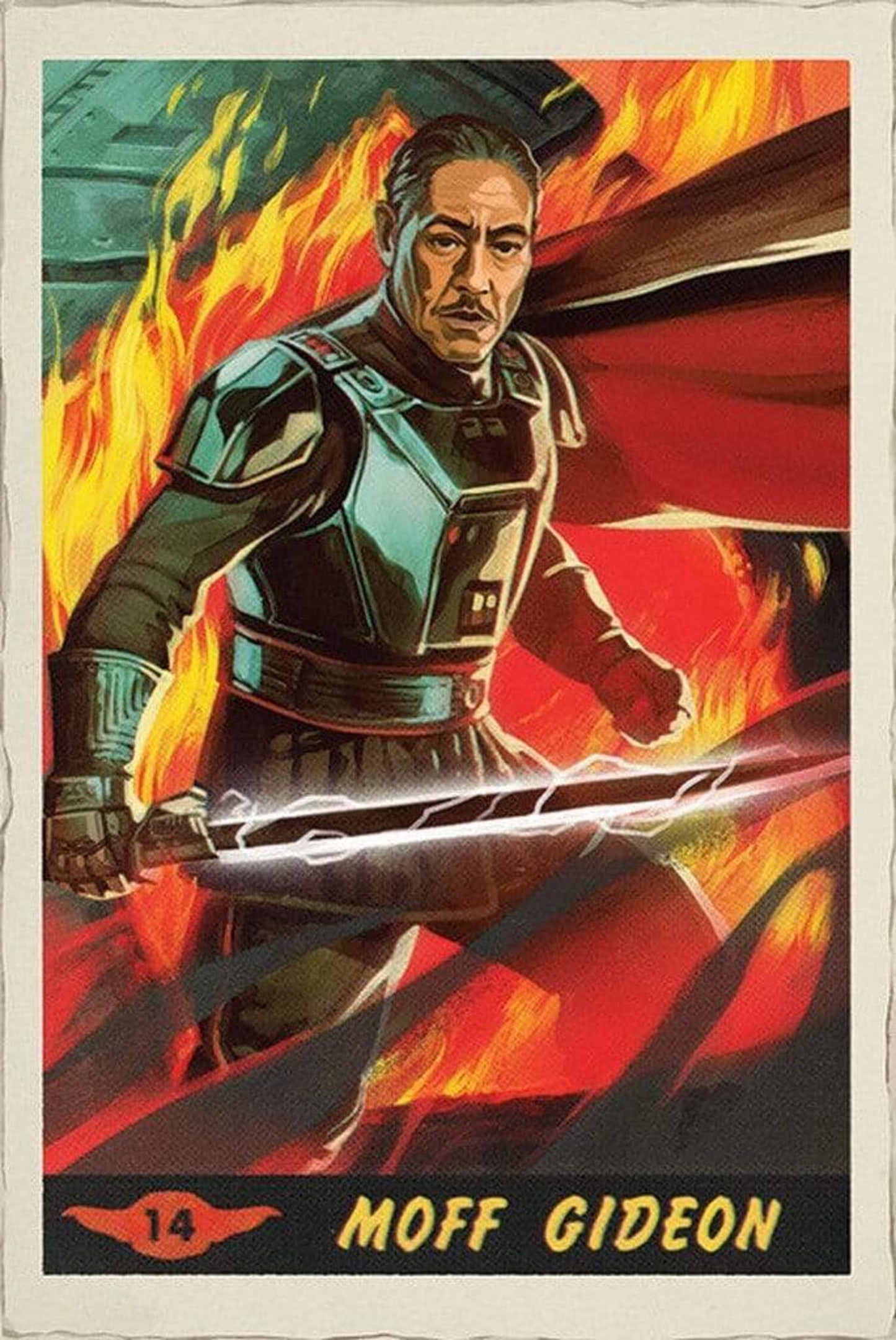 Pyramid Star Wars The Mandalorian Moff Gideon Card Poster 61x91,5cm | Posters.nl