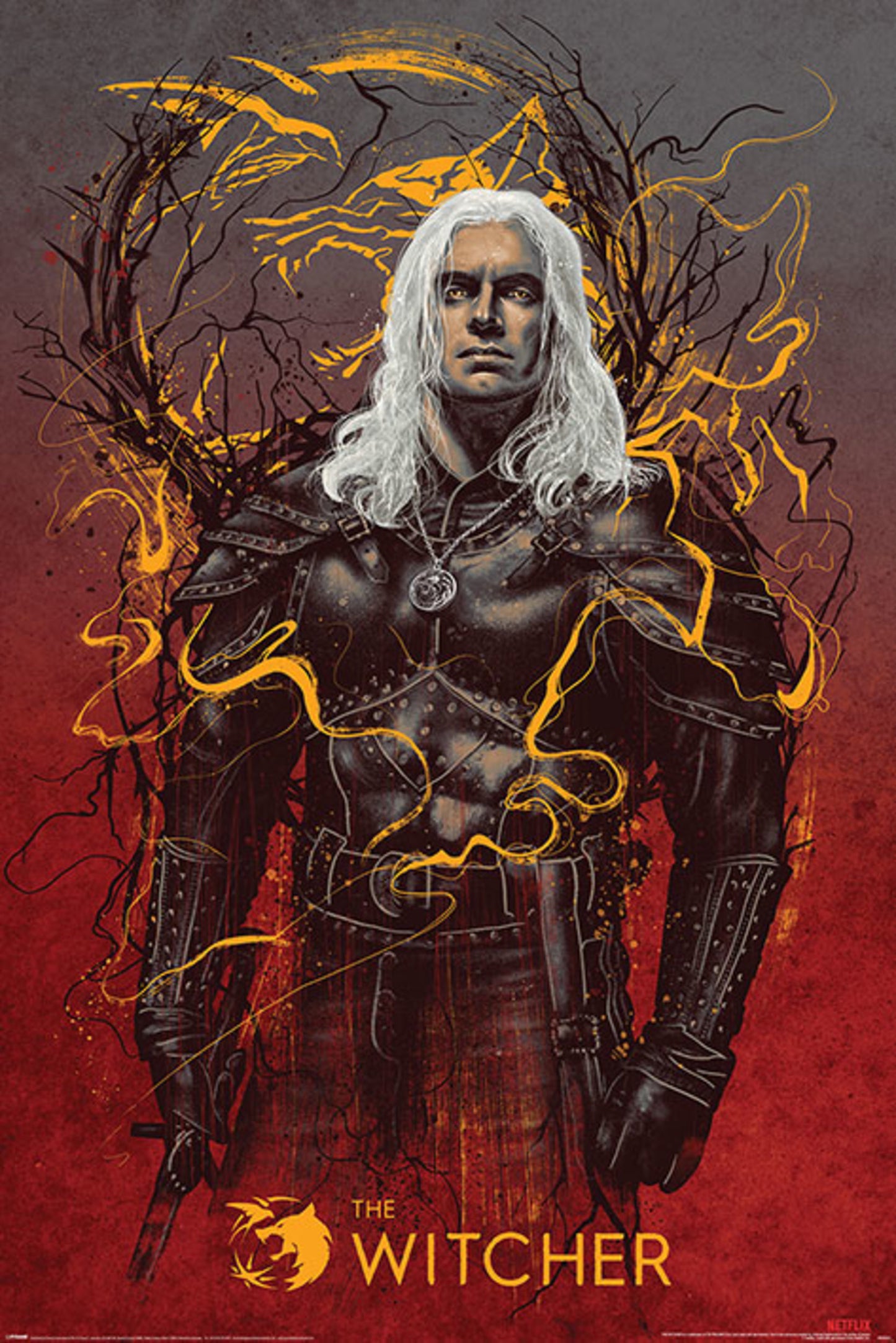 Poster The Witcher Geralt the Wolf 61x91,5cm