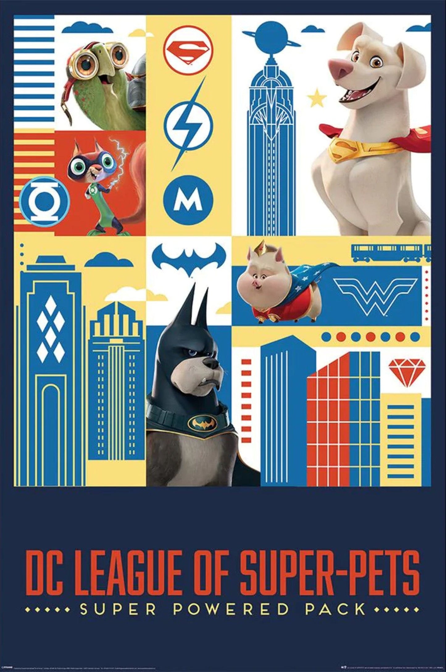 Pyramid Pp34975 Dc Super Pets Activate Poster 61x91,5cm | Posters.nl