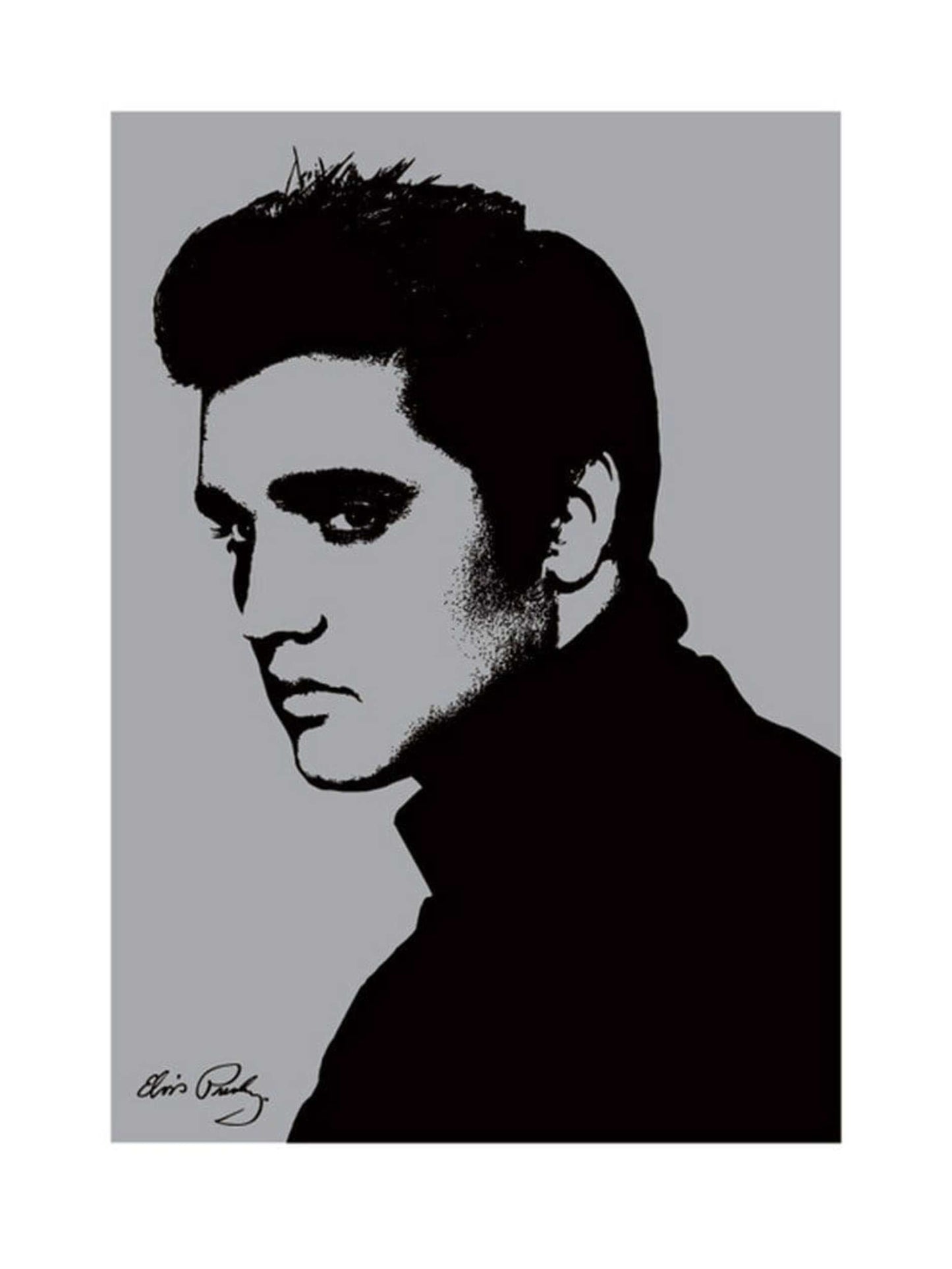 Pyramid Elvis Presley Metallic Kunstdruk 60x80cm | Posters.nl