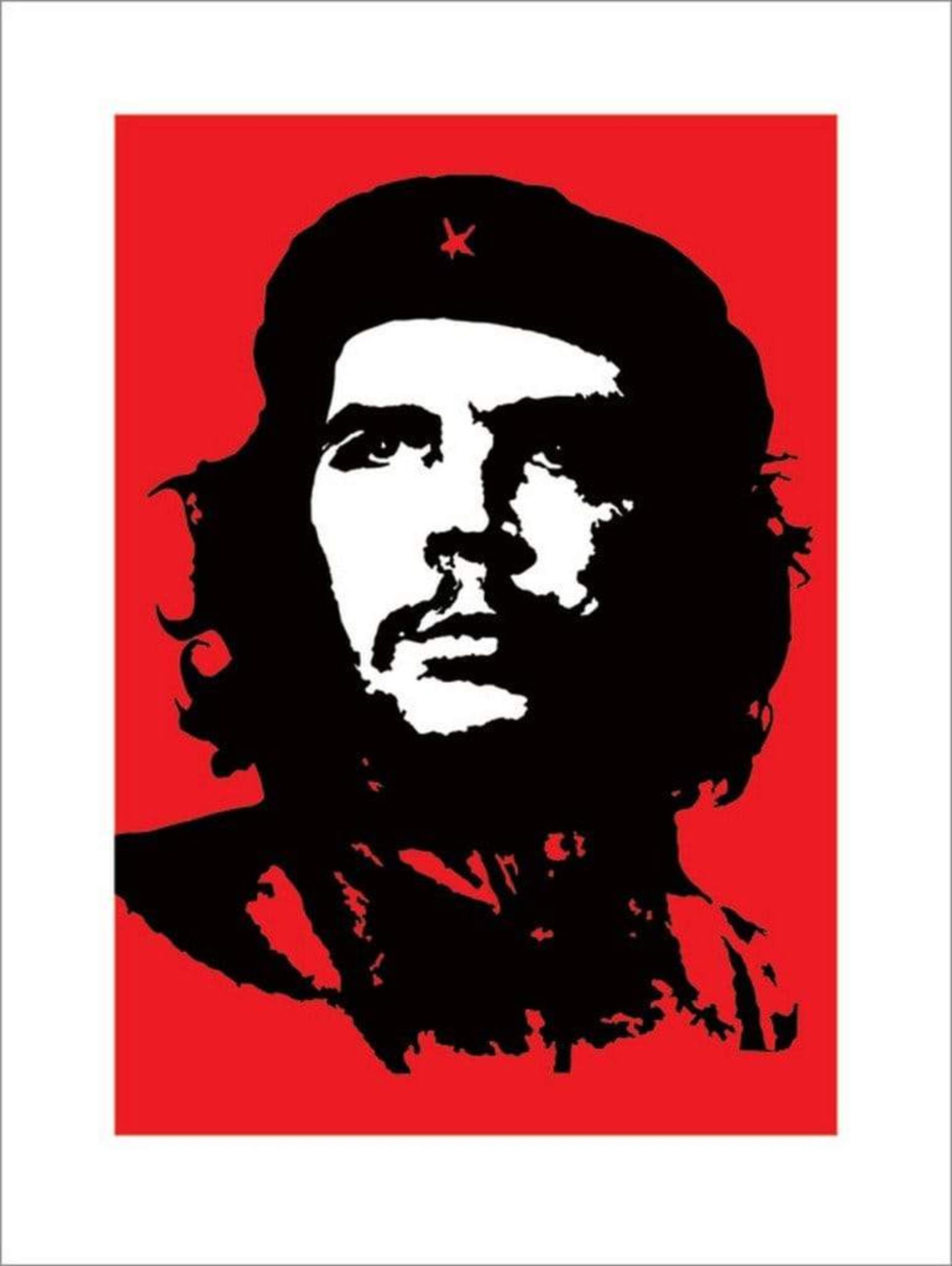 Pyramid Che Guevara Red Kunstdruk 40x40cm | Posters.nl