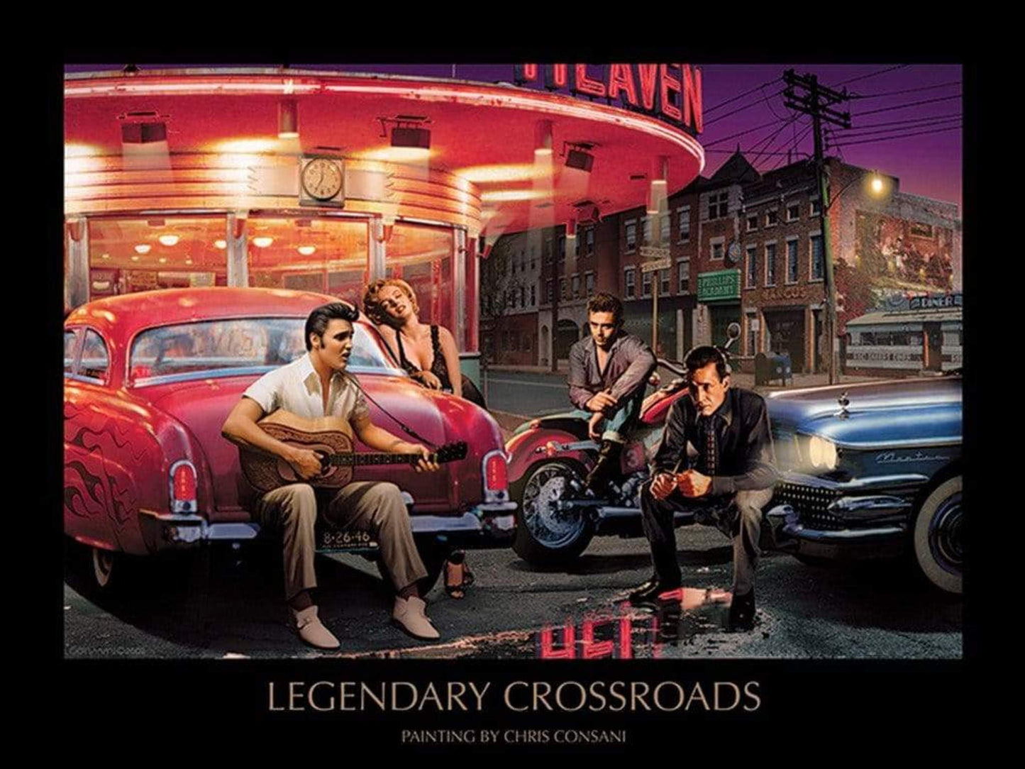 Pyramid Legendary Crossroads Chris Consani Kunstdruk 60x80cm | Posters.nl