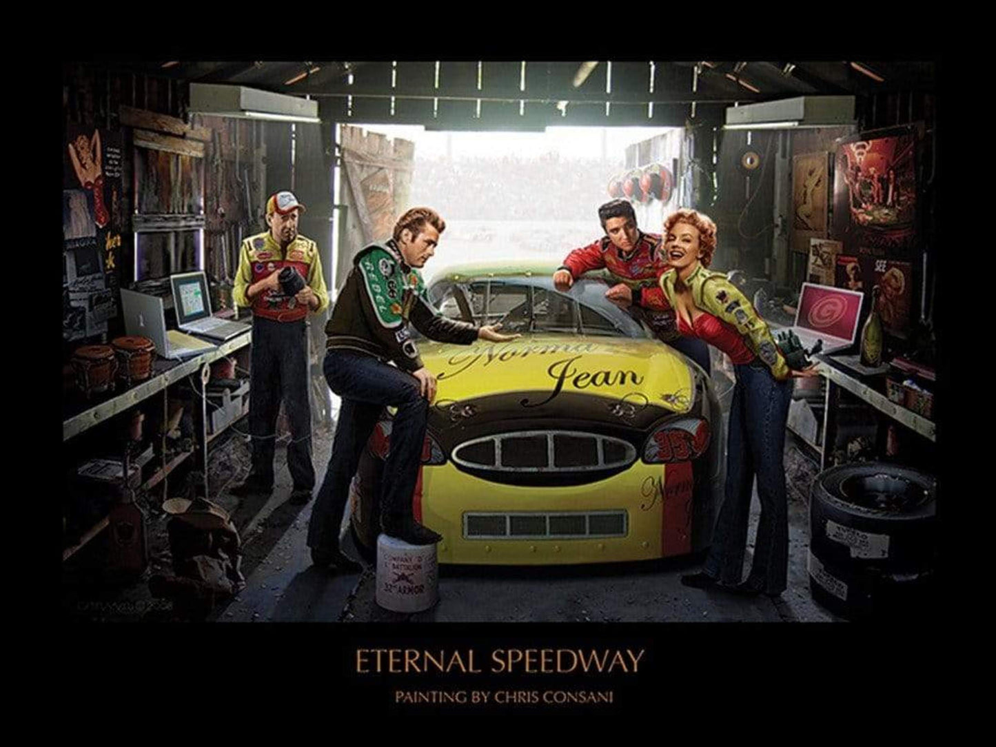 Pyramid Eternal Speedway Chris Consani Kunstdruk 60x80cm | Posters.nl