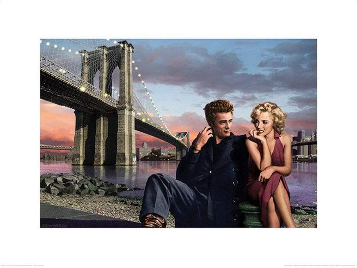 Pyramid Brooklyn Nights Chris Consani Kunstdruk 60x80cm | Posters.nl