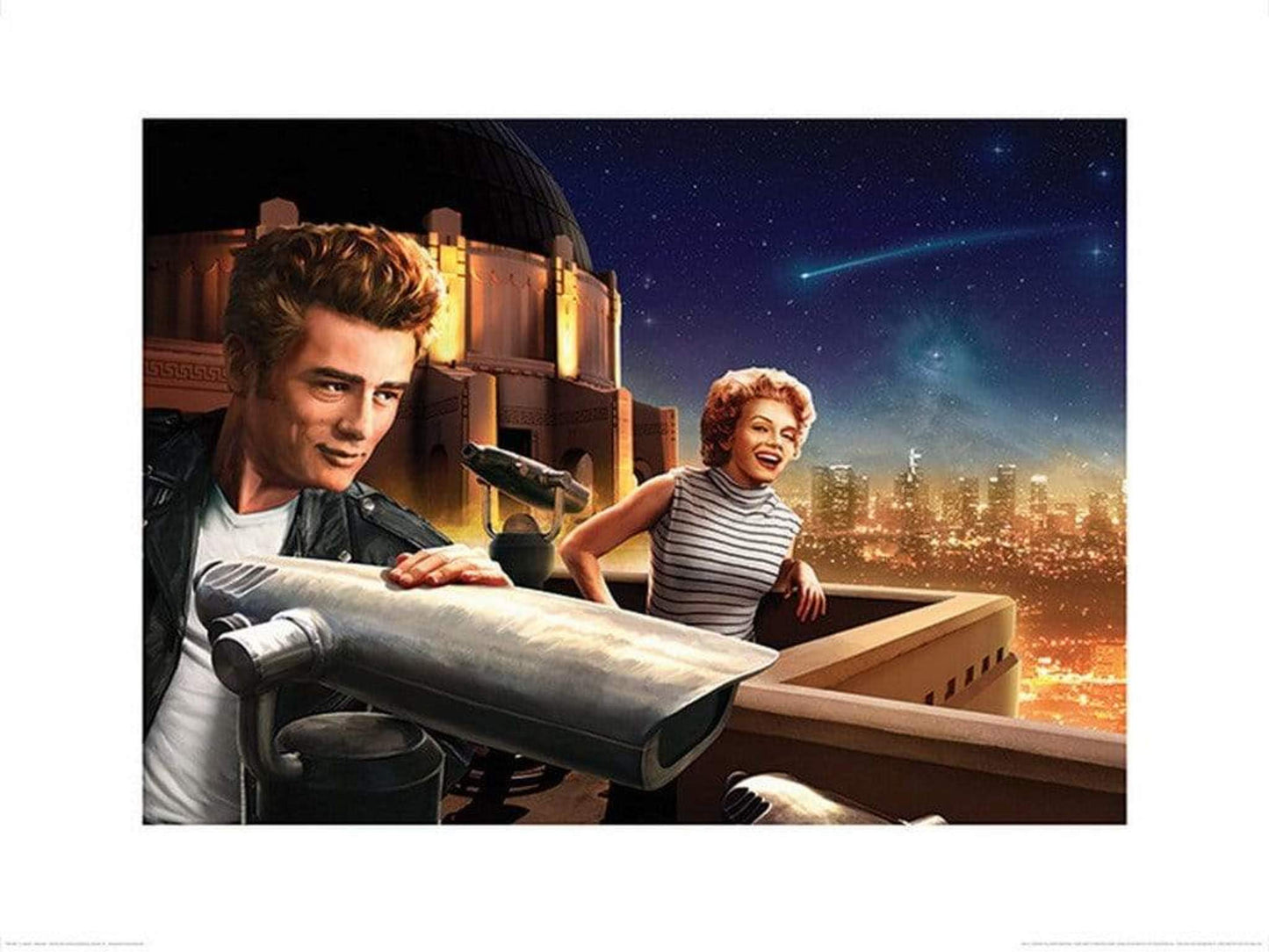 Pyramid Stargazing J J Brando Kunstdruk 60x80cm | Posters.nl