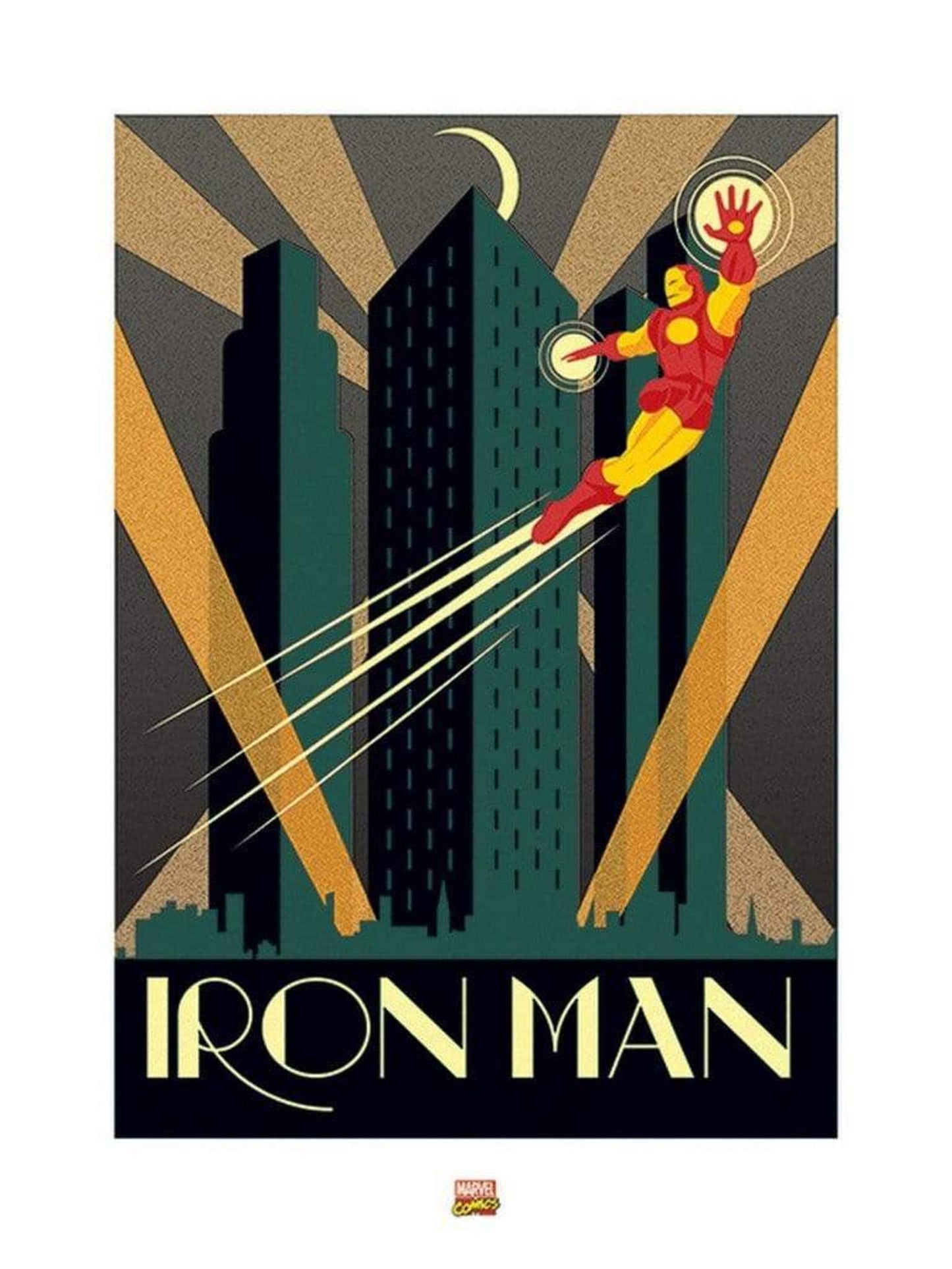 Pyramid Marvel Deco Iron Man Kunstdruk 60x80cm | Posters.nl