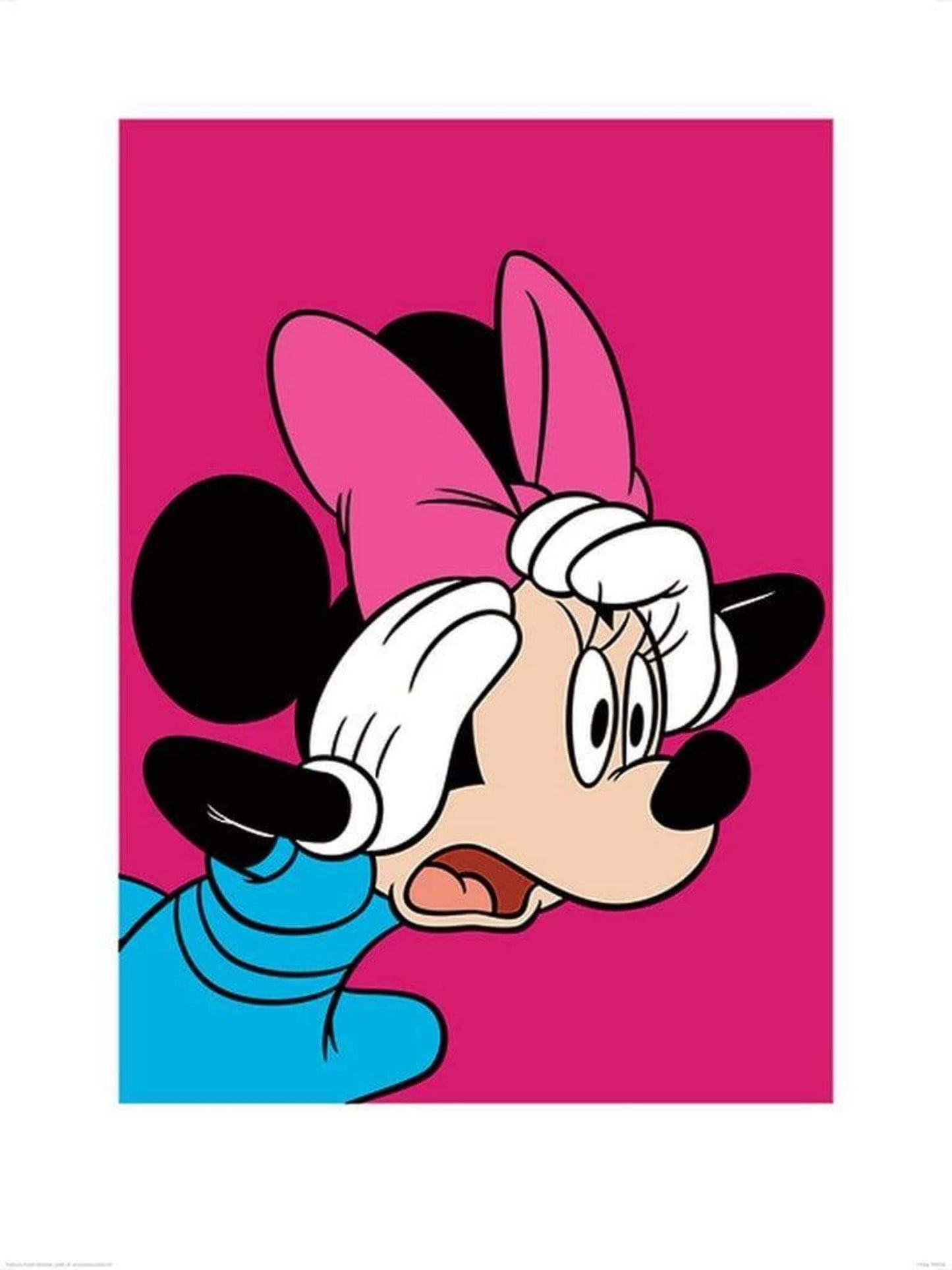 Pyramid Minnie Mouse Shocked Kunstdruk 60x80cm | Posters.nl