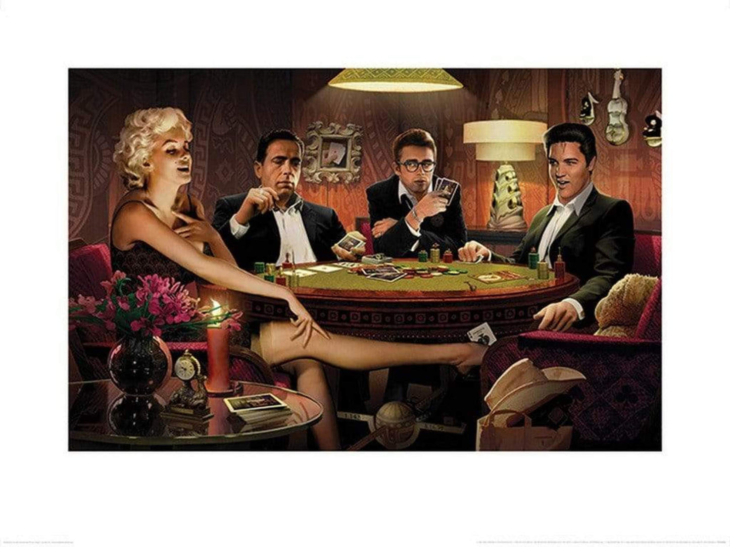 Pyramid Four of A Kind Chris Consani Kunstdruk 60x80cm | Posters.nl