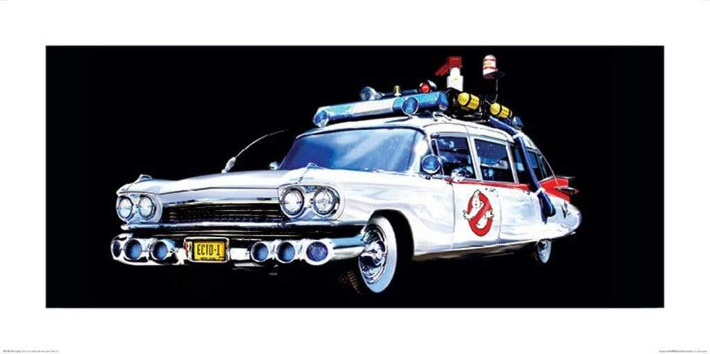 Pyramid Ghostbusters Car Kunstdruk 50x100cm | Posters.nl