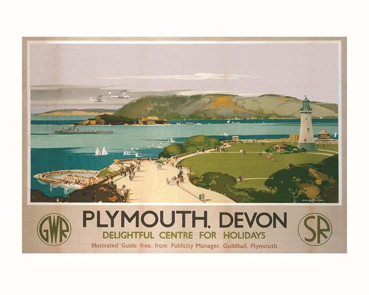 Pyramid Plymouth 3 Kunstdruk 40x50cm | Posters.nl