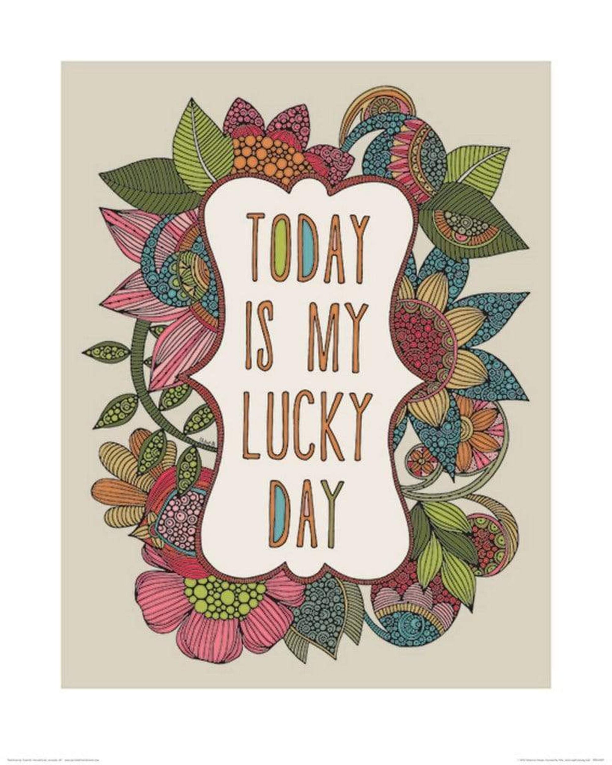 Pyramid Valentina Ramos Today is my Lucky Day Kunstdruk 40x50cm | Posters.nl
