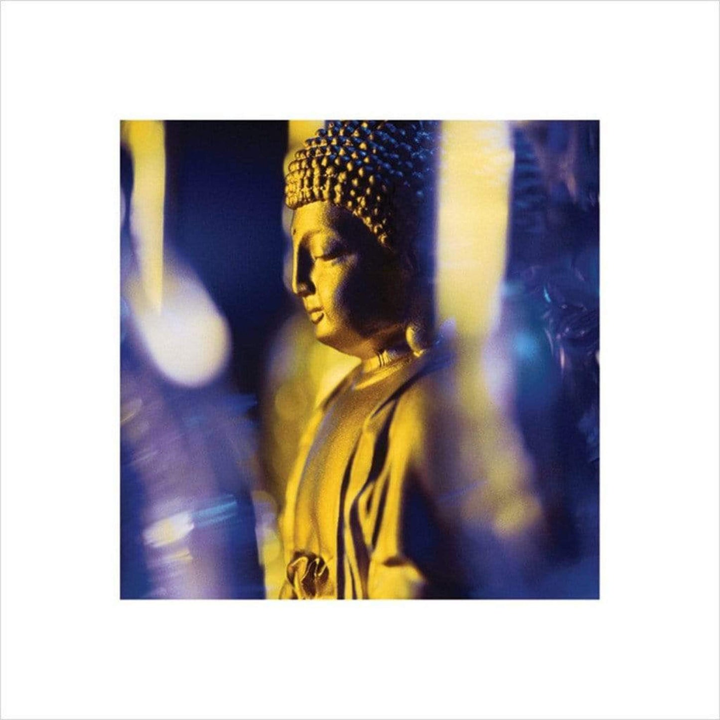 Pyramid Blue Buddha Kunstdruk 40x40cm | Posters.nl