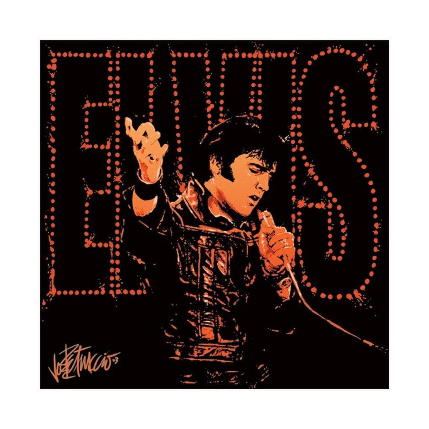 Pyramid Elvis Presley 68 Kunstdruk 40x40cm | Posters.nl