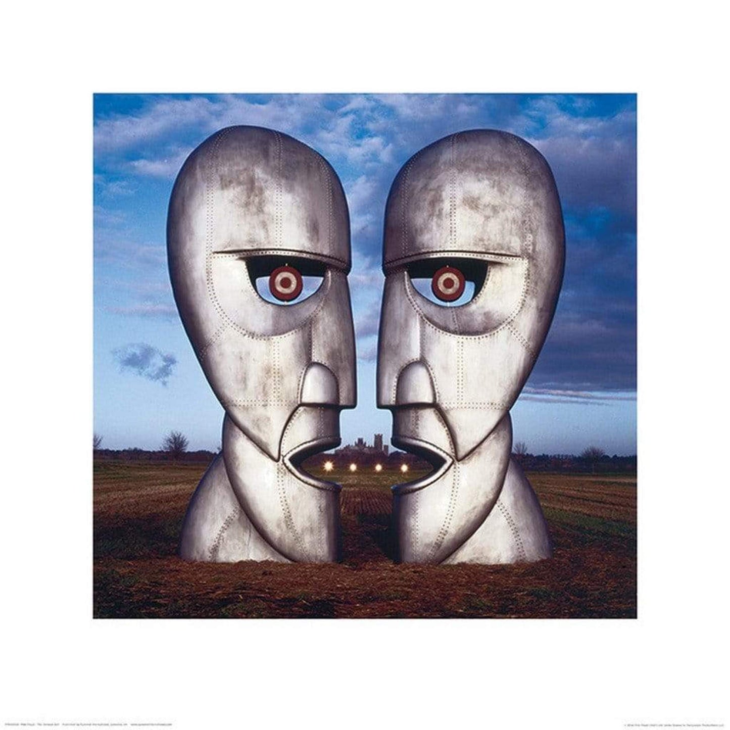 Pyramid Pink Floyd The Division Bell Kunstdruk 40x40cm | Posters.nl