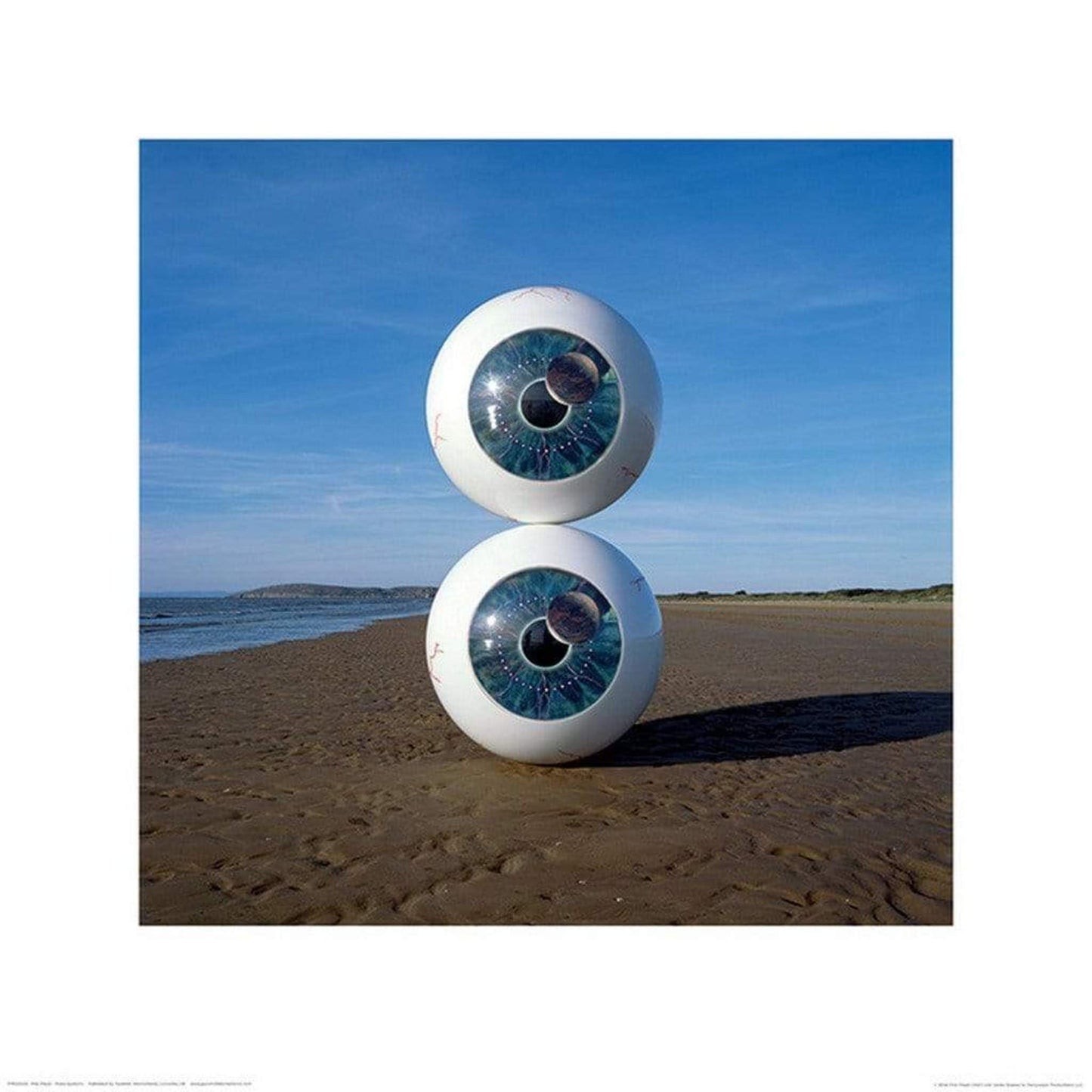 Pyramid Pink Floyd Pulse Eyeballs Kunstdruk 40x40cm | Posters.nl