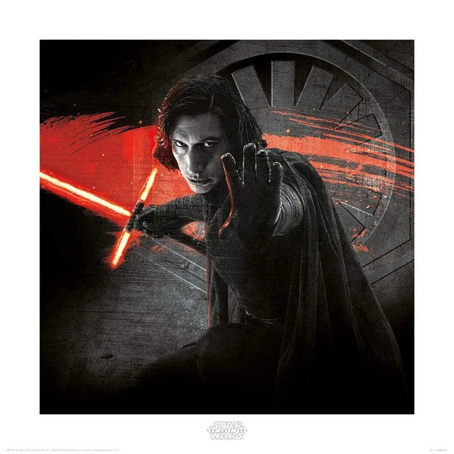 Pyramid Star Wars The Last Jedi Kylo Ren Force Kunstdruk 40x40cm | Posters.nl
