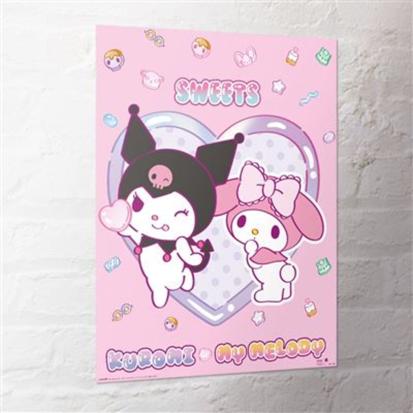 Poster Sanrio - Kuromi My Melody Sweets 40x50cm