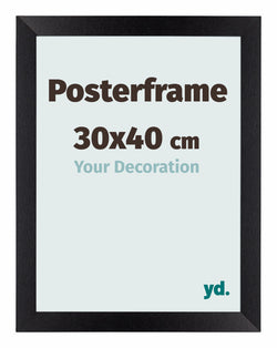 Posterlijst 30x40cm Zwart Mat MDF Parma