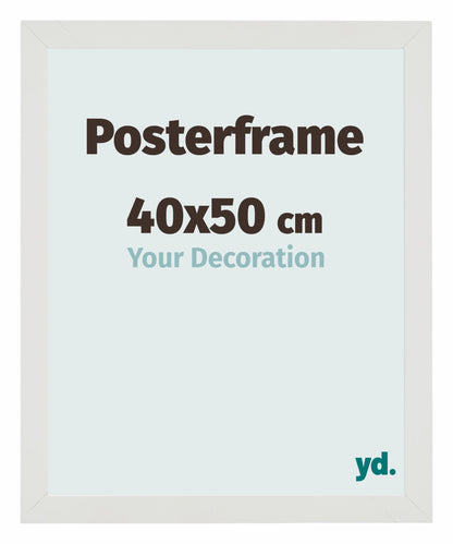 Posterlijst 40x50cm Wit Mat MDF Parma