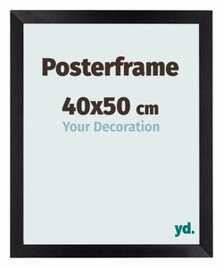 Posterlijst 40x50cm Zwart Mat MDF Parma