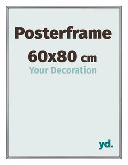 Posterlijst 60x80cm Zilver Hoogglans Kunststof Paris