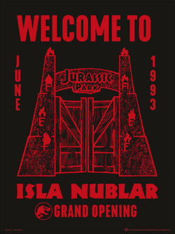 Poster Jurassic Park - Kunstdruk 30x40cm