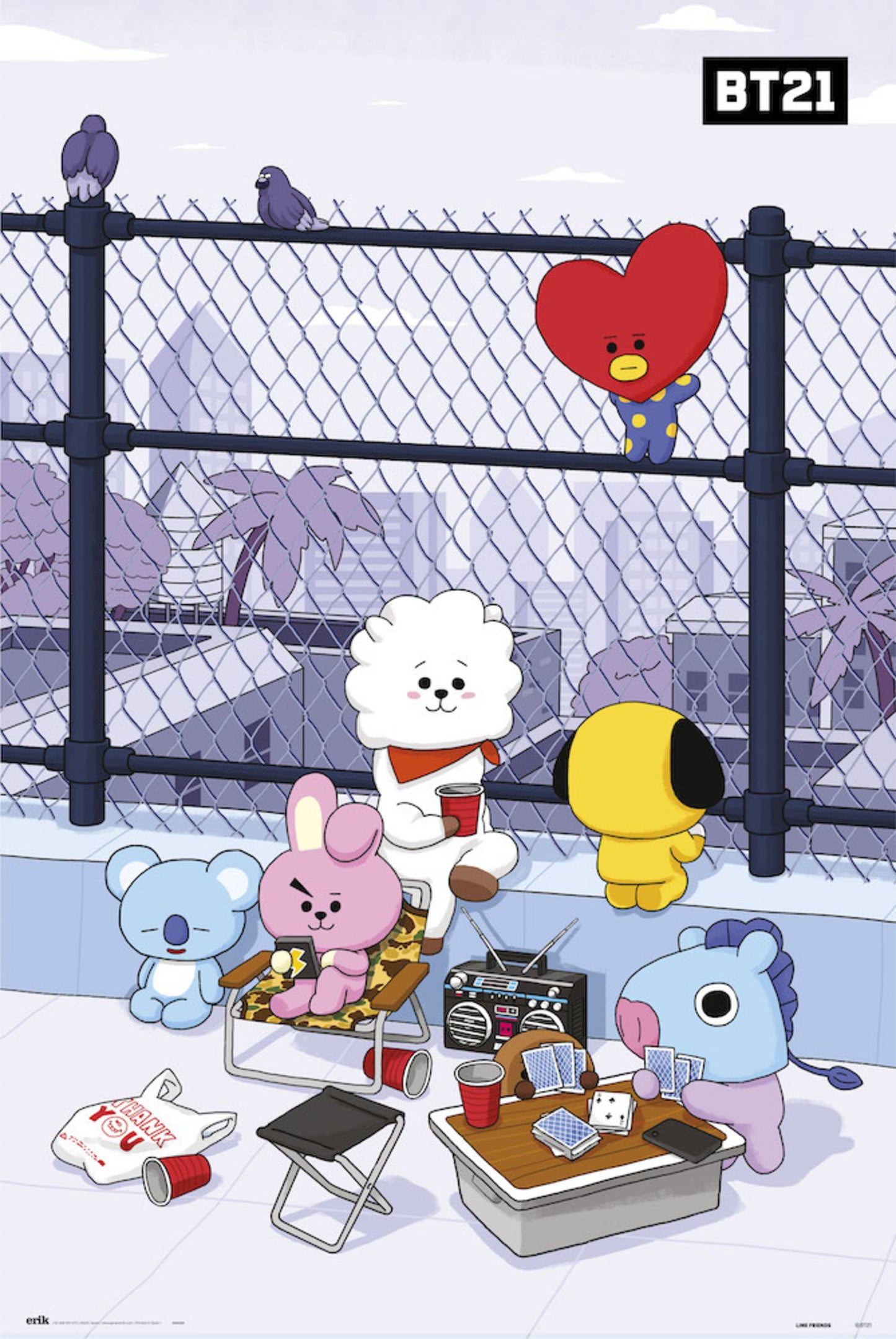 Poster BT21 - Azotea 61x91,5cm