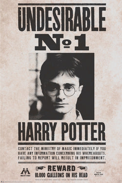 Poster Harry Potter - Undesirable nr 1 61x91,5cm