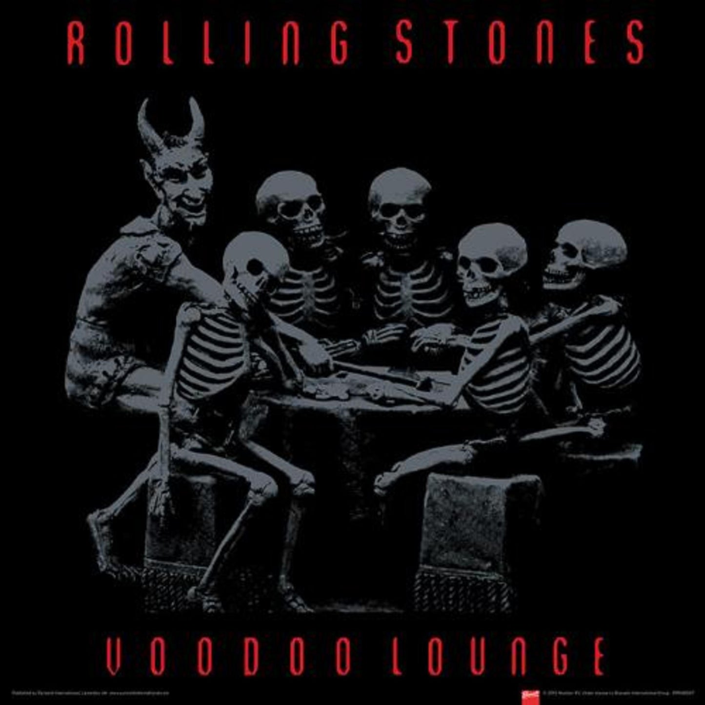 Kunstdruk The Rolling Stones - Voodoo Lounge 30x30cm