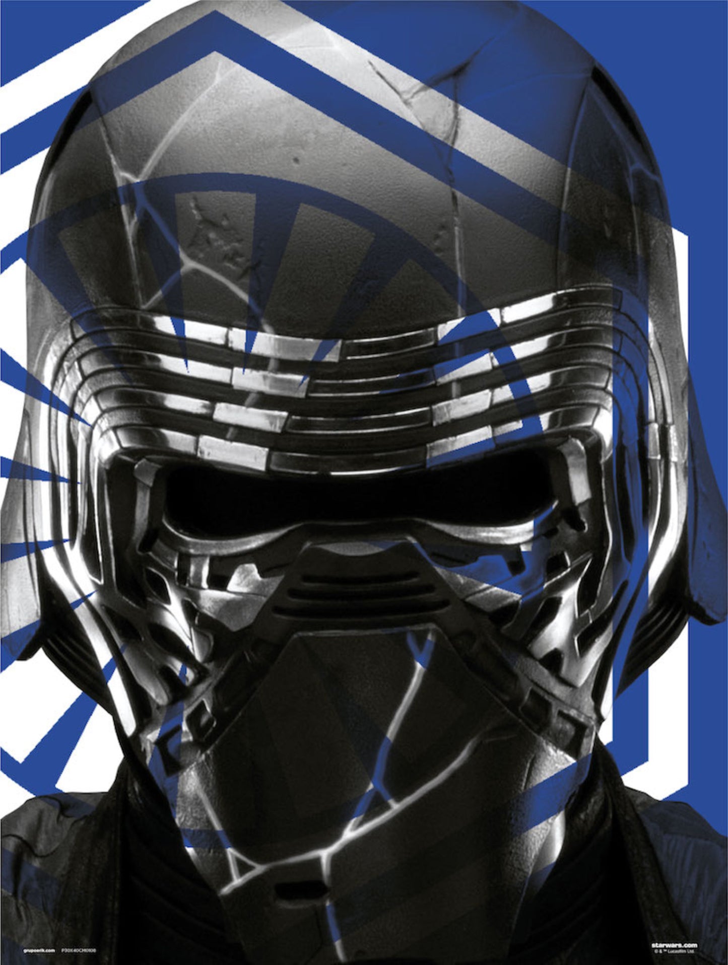 Kunstdruk Star Wars - Episode IX Kylo Ren 30x40cm