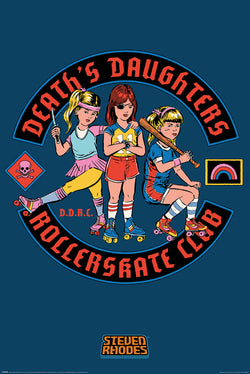 Poster Steven Rhodes - Deaths Daughters Rollerskate Club 61x91,5cm