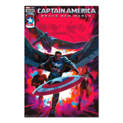 Poster Captain America - Brave New World - Comic 61x91,5cm