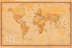 Poster Harper Collins - Antique World Map 21 91,5x61cm