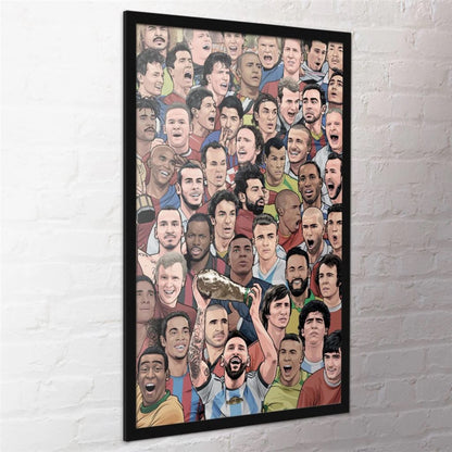 Poster Legends Footballs Greatest 61x91,5cm