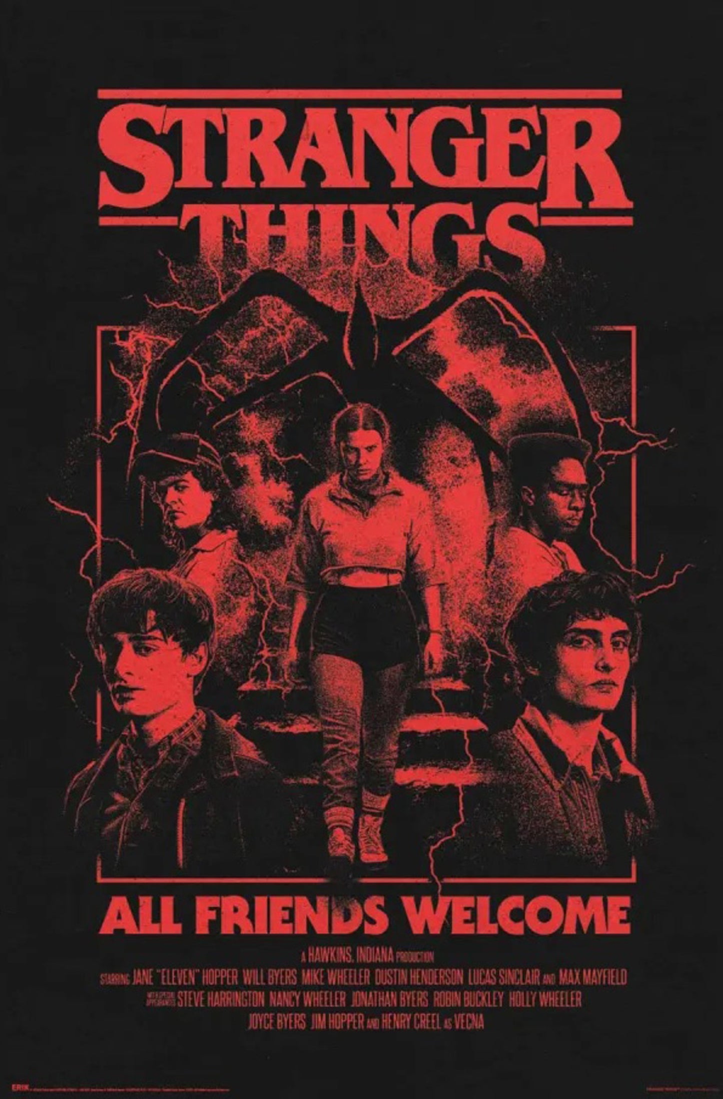 Poster Stranger Things - S5 - All Friends Welcom 61x91,5cm
