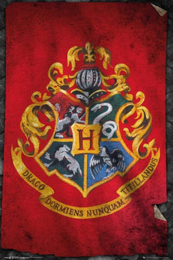 Poster Harry Potter - Hogwarts Flag 61x91,5cm