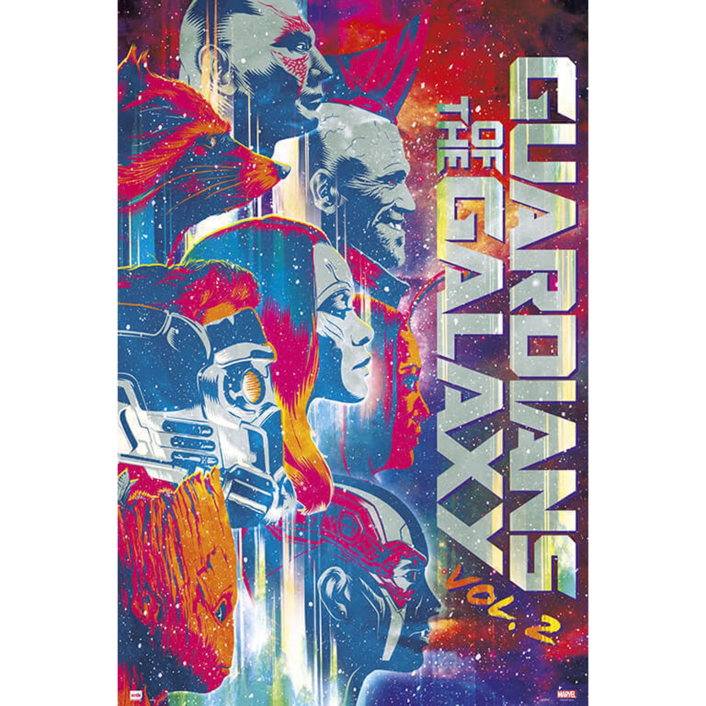 Poster Marvel - Guardians of the Galaxy - Vol 2 61x91,5cm