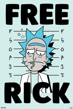 Poster Rick and Morty - Free Rick 61x91,5cm