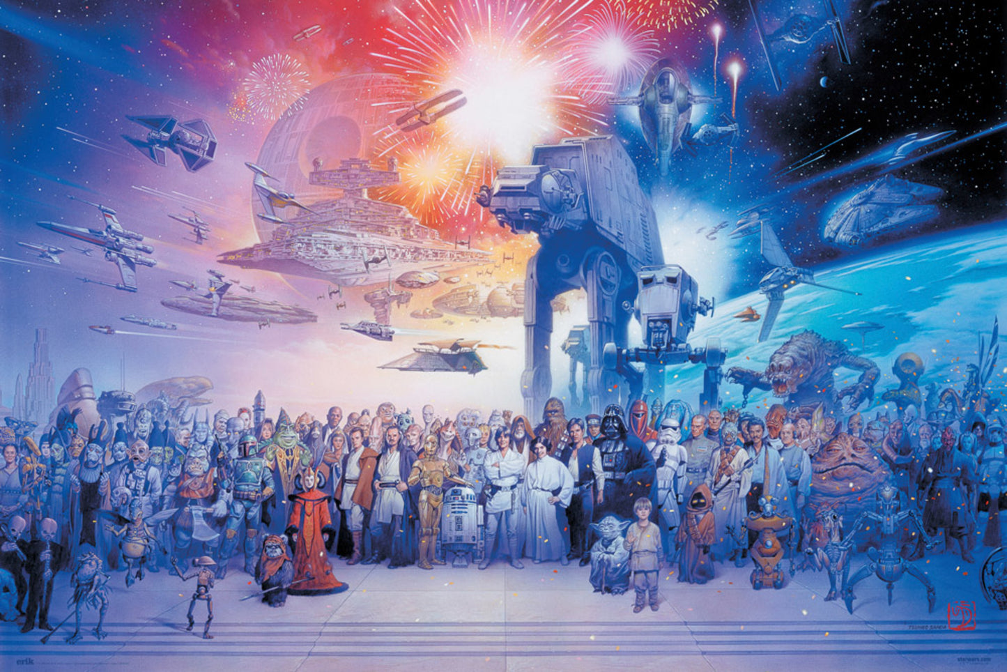 Poster Star Wars - Legacy Characters 91,5x61cm