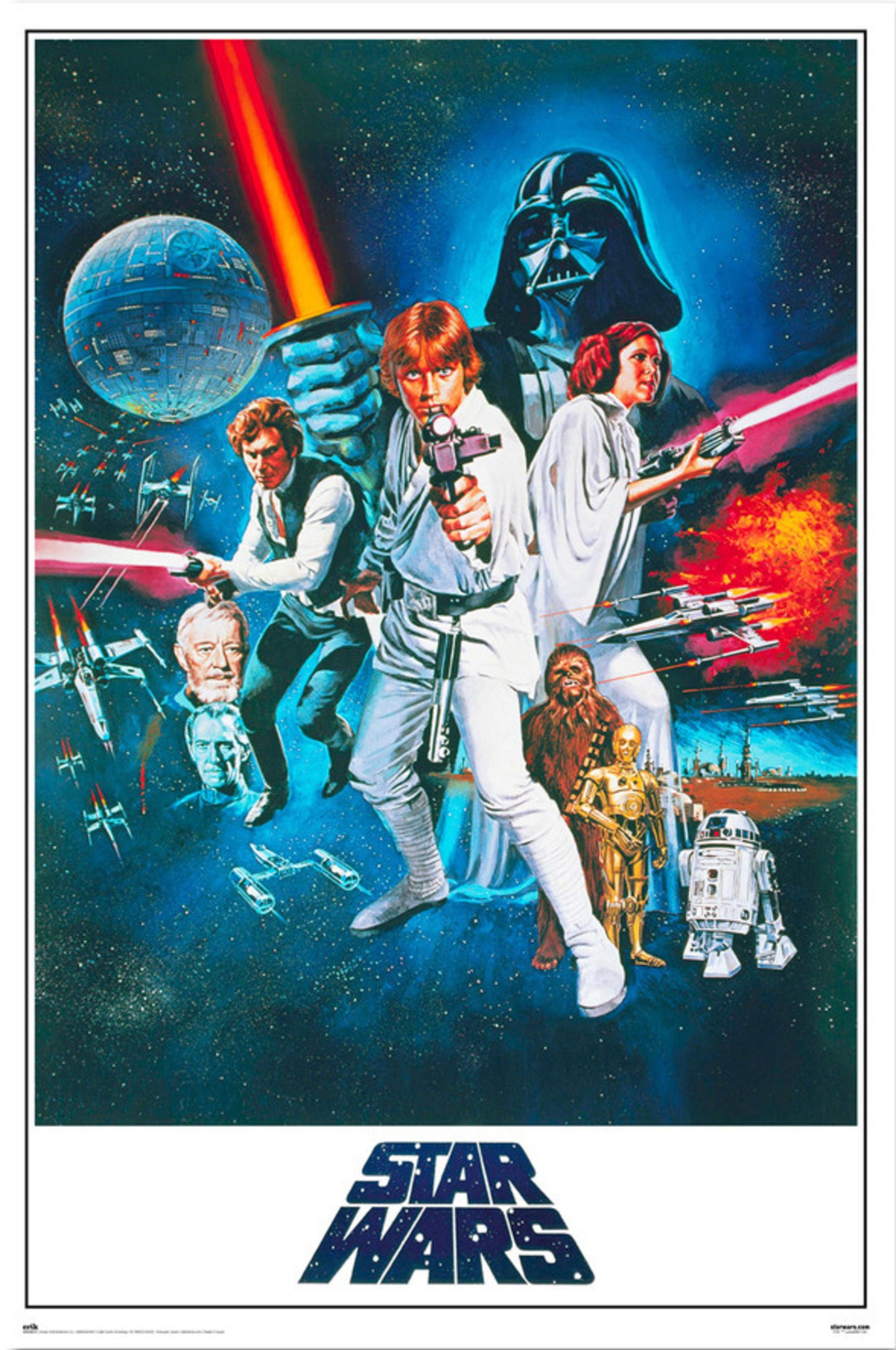 Poster Star Wars - Classic La Guerra De Las Galaxiax 61x91,5cm