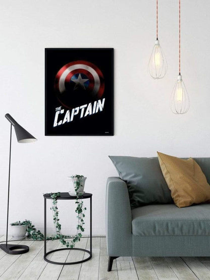 Kunstdruk Avengers - The Captain 50x70cm