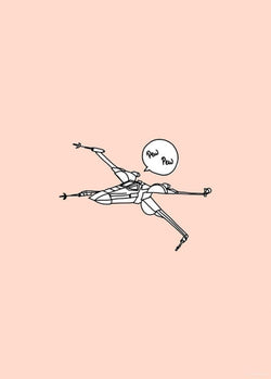 Kunstdruk Star Wars - Pew Pew 50x70cm