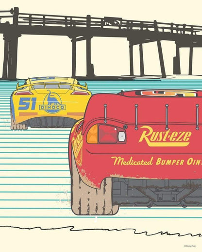 Kunstdruk Cars - Strengthen Together 40x50cm