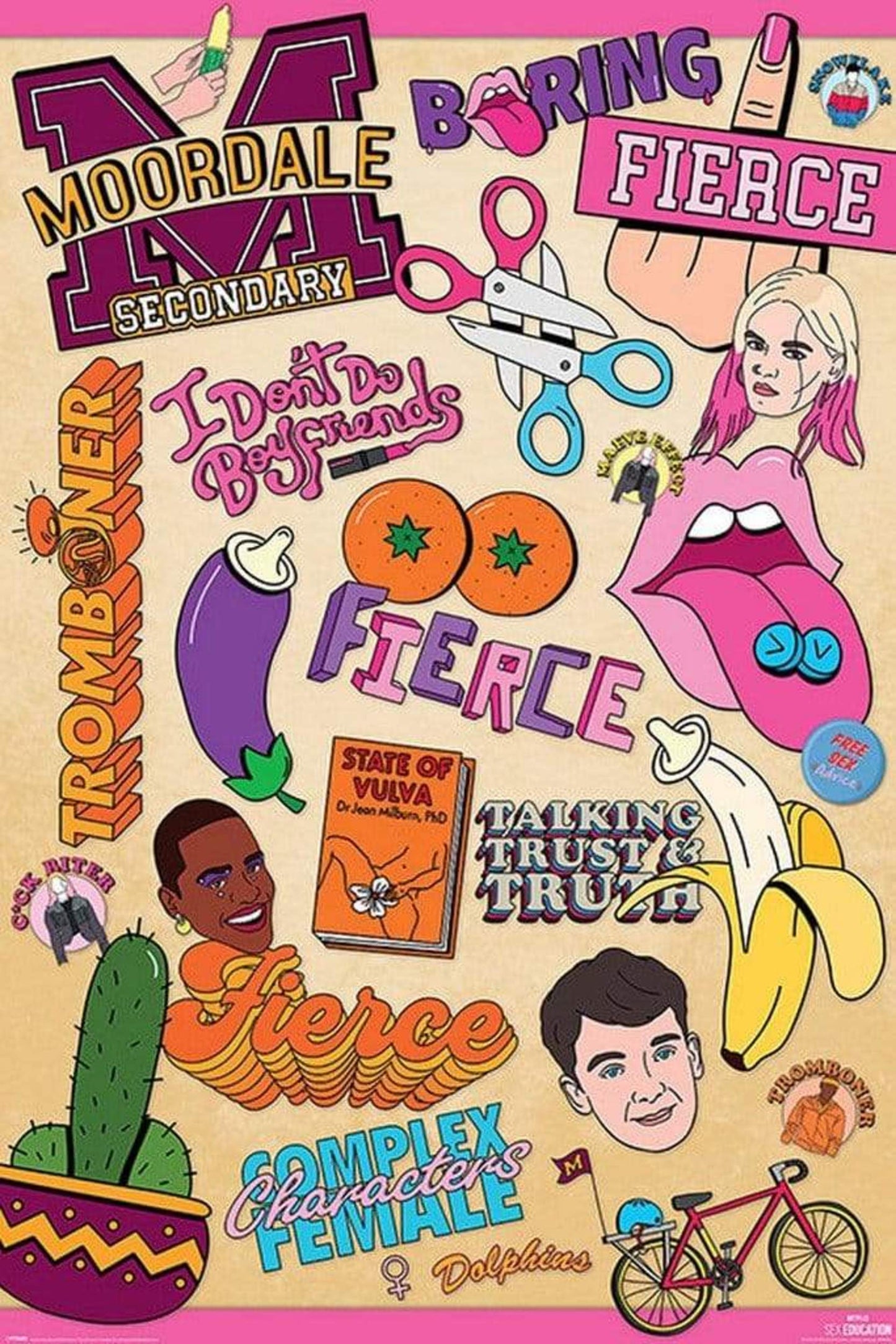 Poster Sex Education - Infographic 61x91,5cm