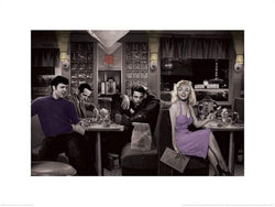 Kunstdruk Chris Consani - Blue Plate Special 2 80x60cm