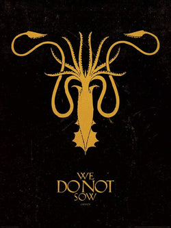 Kunstdruk Game of Thrones - Greyjoy 60x80cm