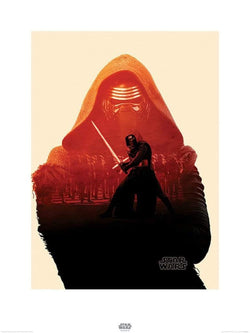Kunstdruk Star Wars - Episode VII Kylo Ren Tri 60x80cm