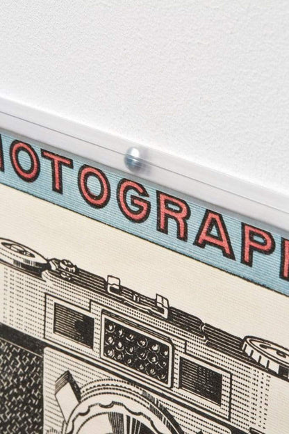 Posterhanger 40cm Transparant - Posterstrips met Ophanggat