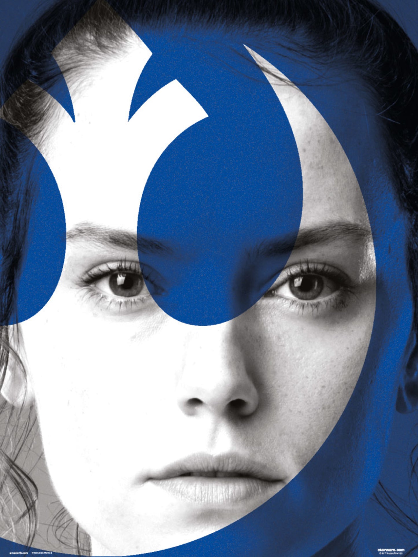 Kunstdruk Star Wars - Episode IX Rey 30x40cm